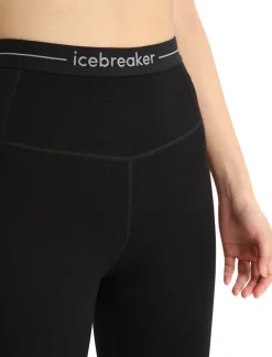 Clearance Icebreaker 260 Tech Merino High Rise Leggings Damen Black
