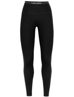 Clearance Icebreaker 260 Tech Merino High Rise Leggings Damen Black