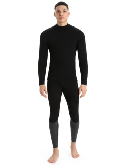 Discount Icebreaker 260 Tech Merino Rollkragenpullover Herren Black