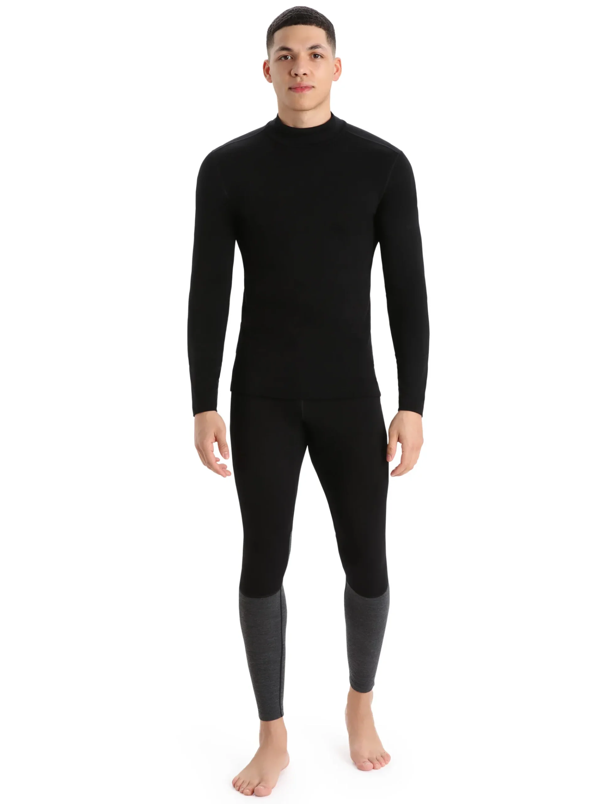 Discount Icebreaker 260 Tech Merino Rollkragenpullover Herren Black