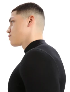 Discount Icebreaker 260 Tech Merino Rollkragenpullover Herren Black