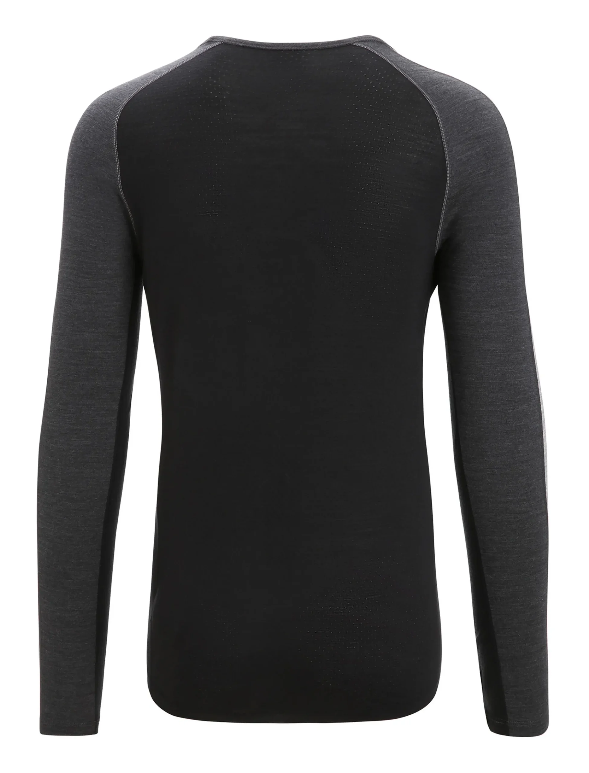 Hot Icebreaker 125 Zoneknit™ Merino Langarmshirt Herren Jet Heather/Black