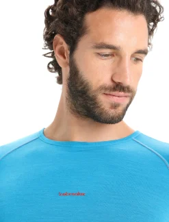 Flash Sale Icebreaker 125 Zoneknit™ Merino Langarmshirt Herren Geo Blue/Royal Navy