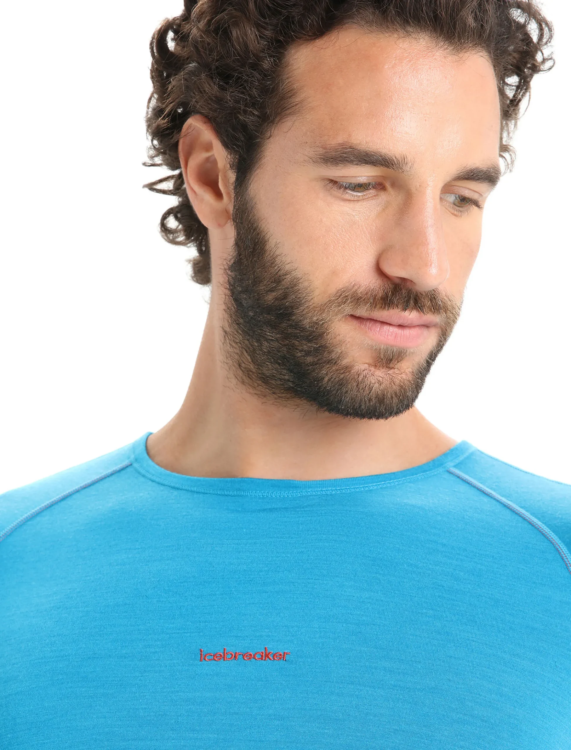 Flash Sale Icebreaker 125 Zoneknit™ Merino Langarmshirt Herren Geo Blue/Royal Navy