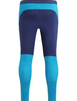 Outlet Icebreaker 125 Zoneknit™ Merino Leggings Herren Geo Blue/Royal Navy