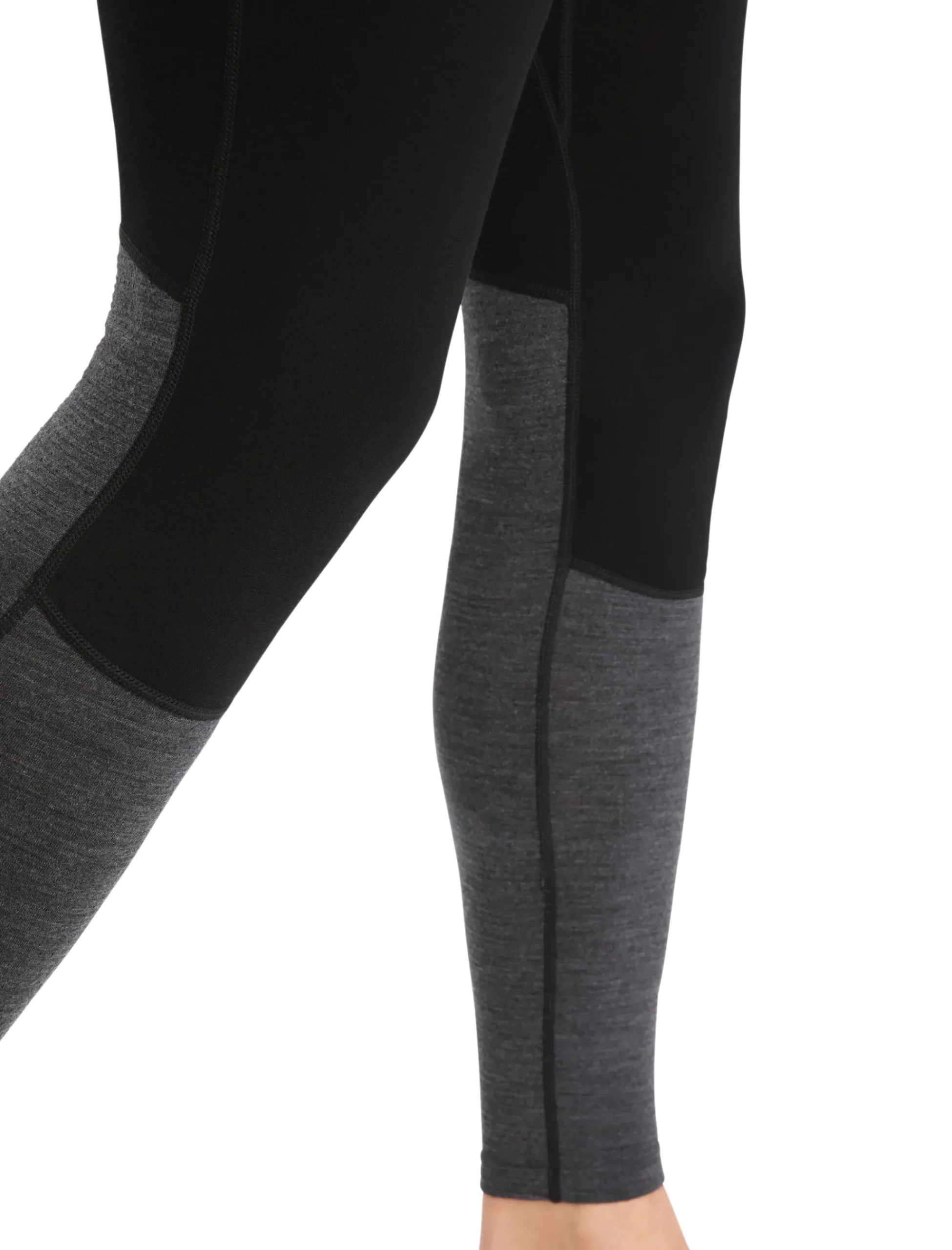 Online Icebreaker 200 Zoneknit™ Merino Leggings Herren Black/Jet Heather