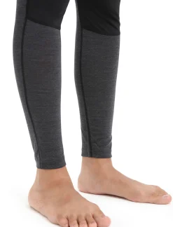 Fashion Icebreaker 125 Zoneknit™ Merino Leggings Damen Black/Jet Heather