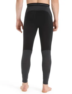 Store Icebreaker 125 Zoneknit™ Merino Leggings Herren Black/Jet Heather