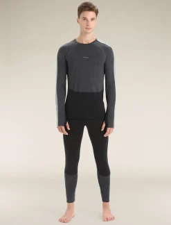 Store Icebreaker 125 Zoneknit™ Merino Leggings Herren Black/Jet Heather