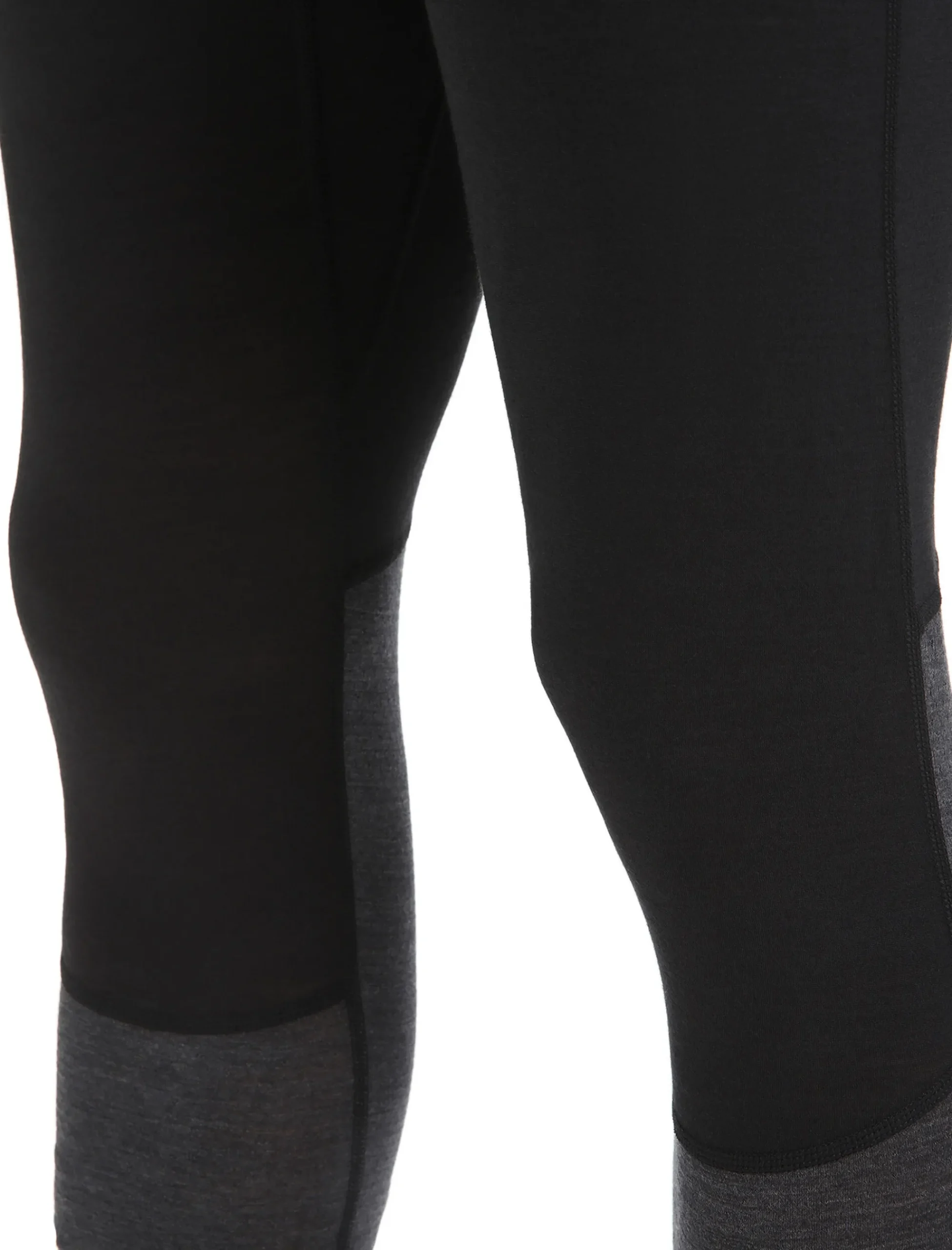 Store Icebreaker 125 Zoneknit™ Merino Leggings Herren Black/Jet Heather