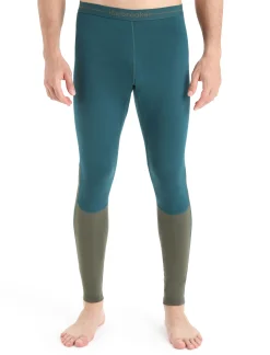 New Icebreaker 200 Zoneknit™ Merino Leggings Herren Green Glory/Loden