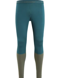 New Icebreaker 200 Zoneknit™ Merino Leggings Herren Green Glory/Loden