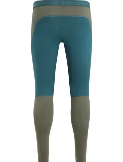 New Icebreaker 200 Zoneknit™ Merino Leggings Herren Green Glory/Loden