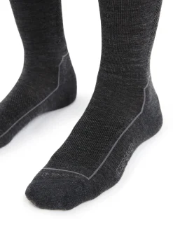 Cheap Icebreaker Cool-Lite™ Merino Hike Socken 3/4 Crew Damen Jet Heather/Monsoon