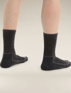 Cheap Icebreaker Cool-Lite™ Merino Hike Socken 3/4 Crew Herren Jet Heather/Monsoon