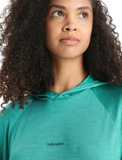 Online Icebreaker Cool-Lite™ Merino Hoodie Damen Fresh