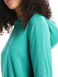 Online Icebreaker Cool-Lite™ Merino Hoodie Damen Fresh