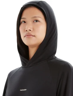Sale Icebreaker Cool-Lite™ Merino Hoodie Damen Black