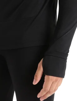 Best Icebreaker Cool-Lite™ Merino Hoodie Herren Black