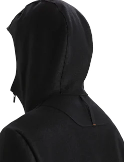 Store Icebreaker Gefilzte Merino Kapuzenjacke Herren Black