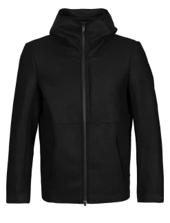 Store Icebreaker Gefilzte Merino Kapuzenjacke Herren Black