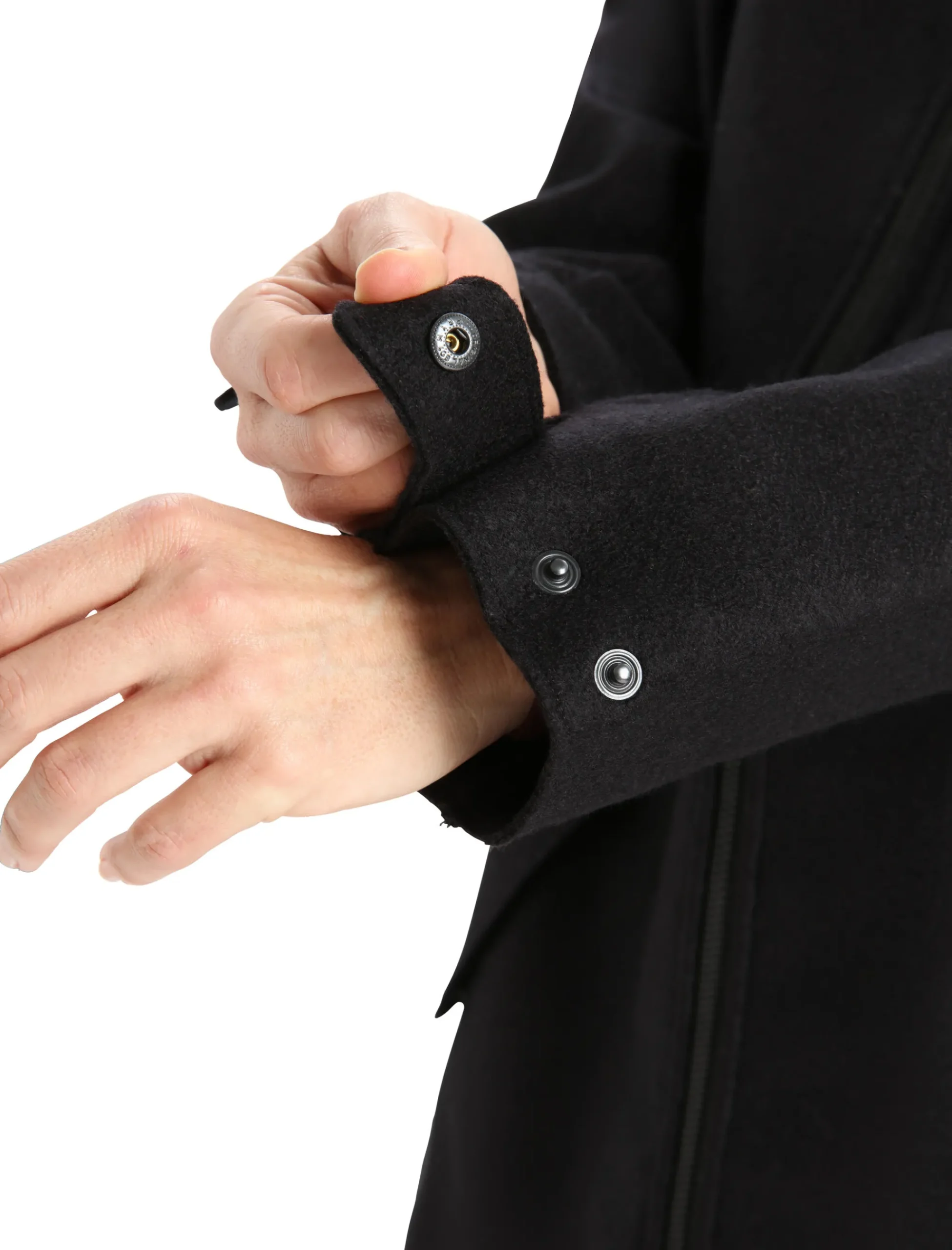 Online Icebreaker Gefilzte Merino Kapuzenjacke Damen Black