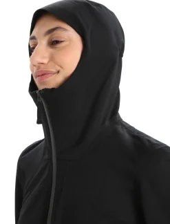 Online Icebreaker City Label Shell+™ Merino 4-In-1 Parka Damen Black