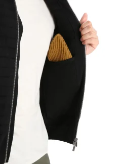 Cheap Icebreaker City Label Zoneknit™ Merino Insulated Knit Bomberjacke Herren Black