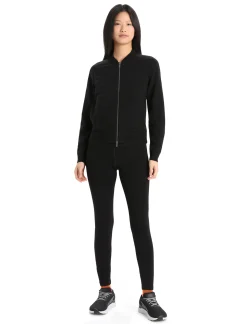 Shop Icebreaker City Label Zoneknit™ Merino Insulated Knit Bomberjacke Damen Black