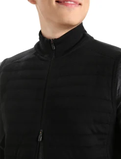 Sale Icebreaker Isolierte Zoneknit™ Merino Weste Herren Black