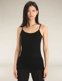 Outlet Icebreaker Merino 175 Everyday Thermo-Cami Damen Black