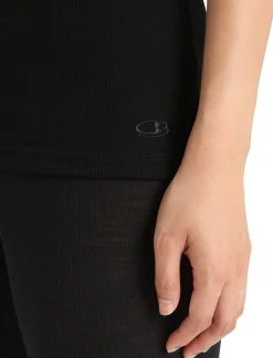Outlet Icebreaker Merino 175 Everyday Thermo-Cami Damen Black