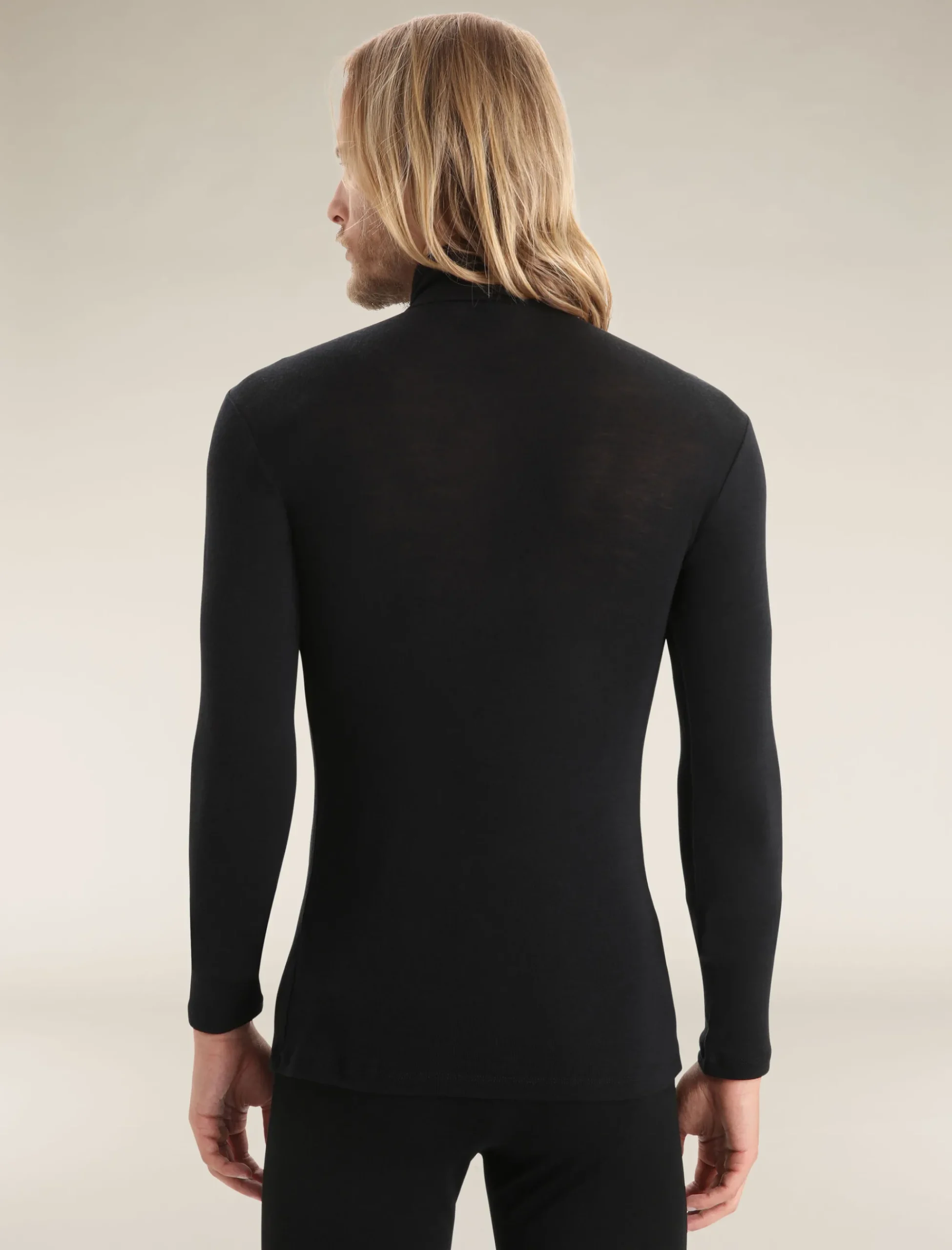 Outlet Icebreaker Merino 175 Everyday Thermo-Langarmshirt Mit Halblangem Reisverschluss Herren Black