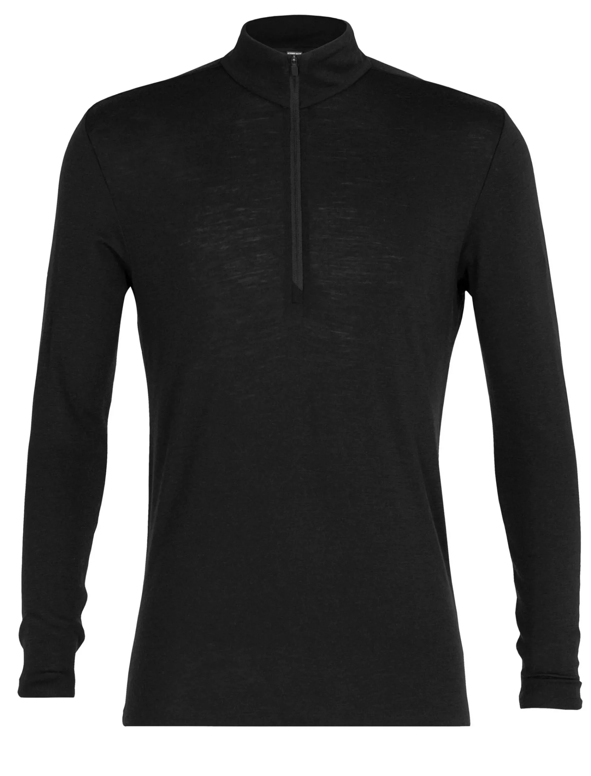 Outlet Icebreaker Merino 175 Everyday Thermo-Langarmshirt Mit Halblangem Reisverschluss Herren Black