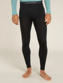 Online Icebreaker Merino 175 Everyday Thermo-Leggings Mit Eingriff Herren Black