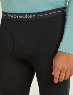Online Icebreaker Merino 175 Everyday Thermo-Leggings Mit Eingriff Herren Black