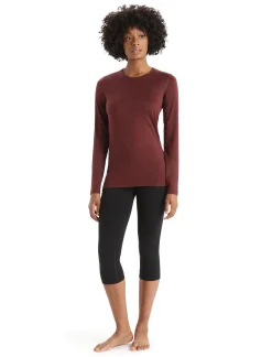 Cheap Icebreaker Merino 200 Oasis 3/4 Thermo-Leggings Damen Black