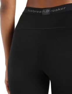 Cheap Icebreaker Merino 200 Oasis 3/4 Thermo-Leggings Damen Black
