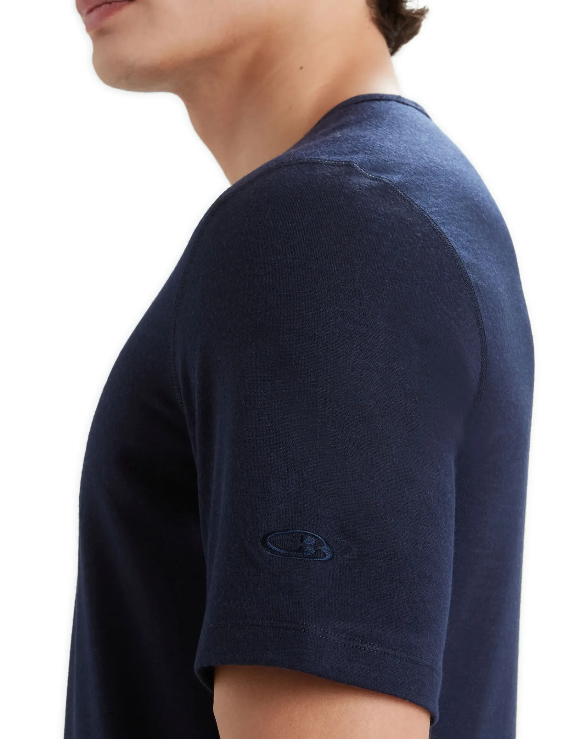 Discount Icebreaker Merino 200 Oasis Thermo-Kurzarmshirt Mit Rundhalsausschnitt Herren Midnight Navy