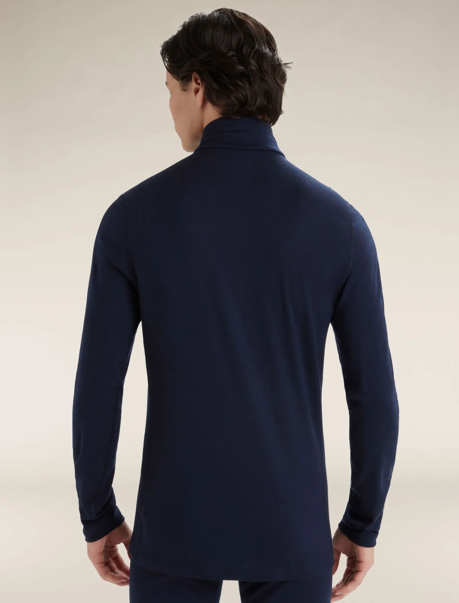 Shop Icebreaker Merino 200 Oasis Thermo-Langarmshirt Mit Halblangem Reisverschluss Herren Midnight Navy