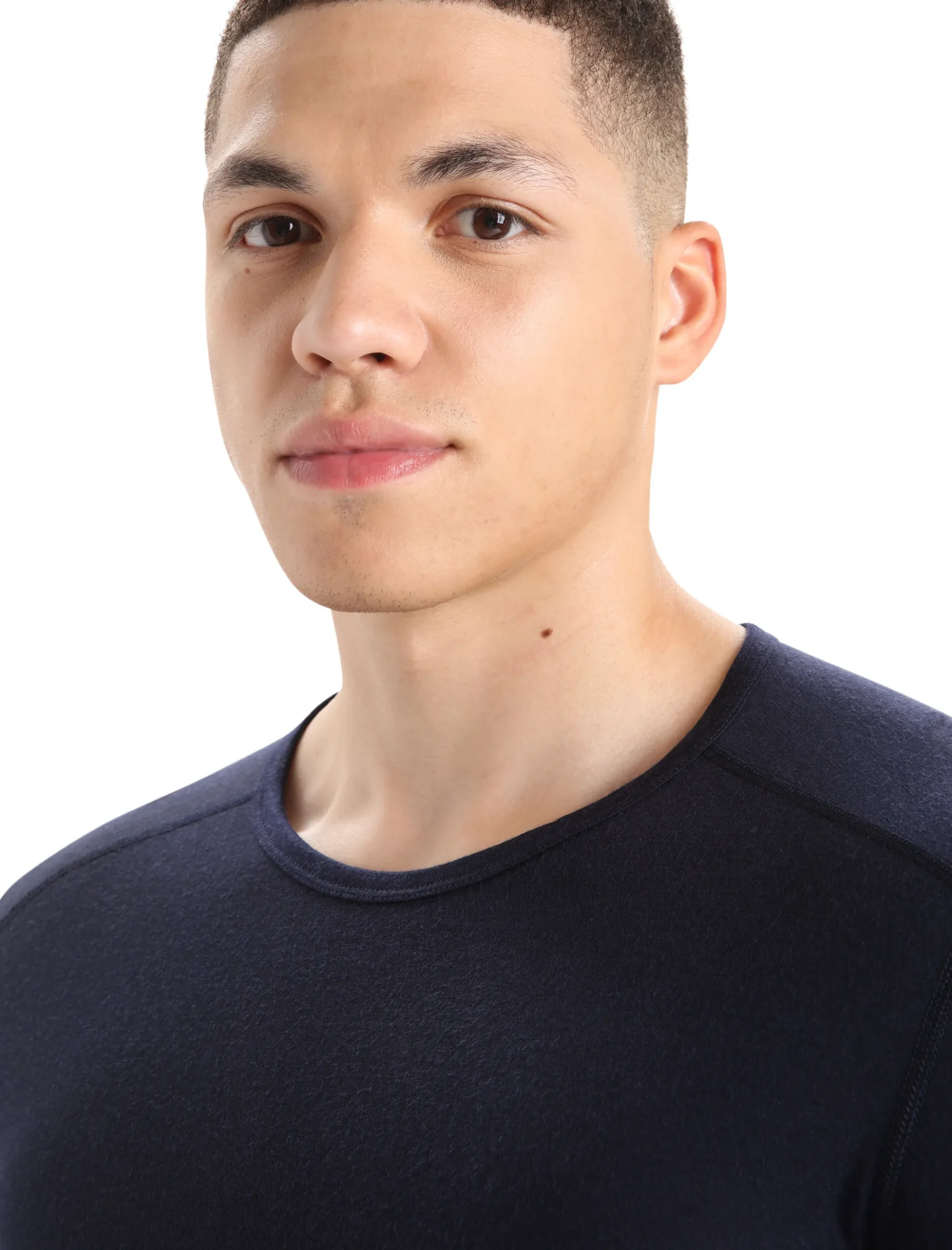 Shop Icebreaker Merino 200 Oasis Thermo-Langarmshirt Mit Rundhalsausschnitt Herren Midnight Navy