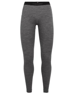 Shop Icebreaker Merino 200 Oasis Thermo-Leggings Damen Gritstone Heather