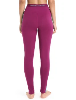 New Icebreaker Merino 200 Sonebula Leggings Damen Go Berry/Fresh