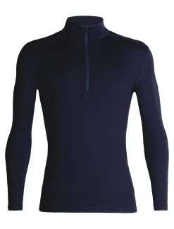 Flash Sale Icebreaker Merino 260 Tech Thermo-Langarmshirt Mit Halblangem Reisverschluss Herren Midnight Navy