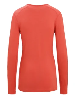 Flash Sale Icebreaker Merino 260 Tech Thermo-Langarmshirt Mit Rundhalsausschnitt Damen Vibrant Earth