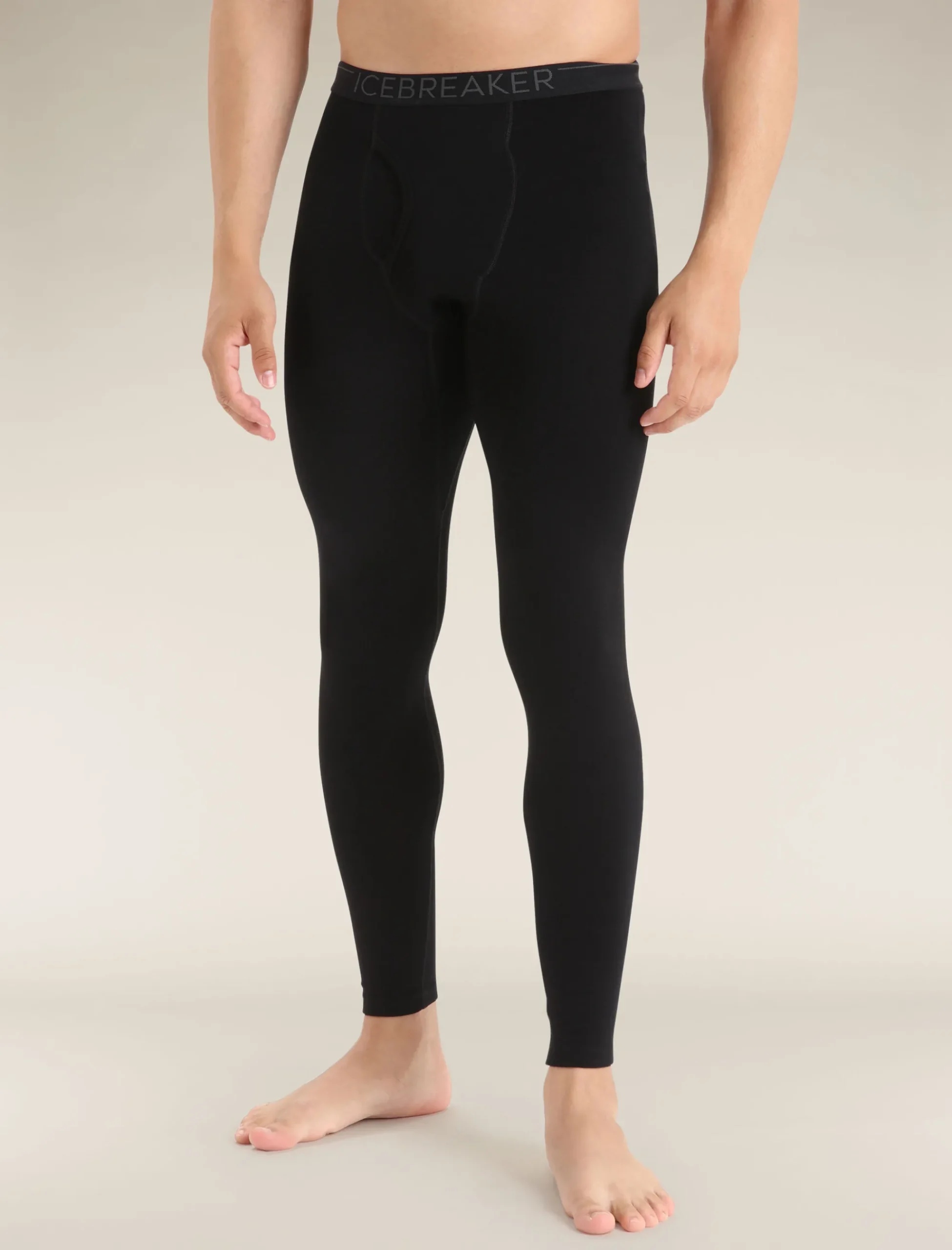 Flash Sale Icebreaker Merino 260 Tech Thermo-Leggings Mit Eingriff Herren Black