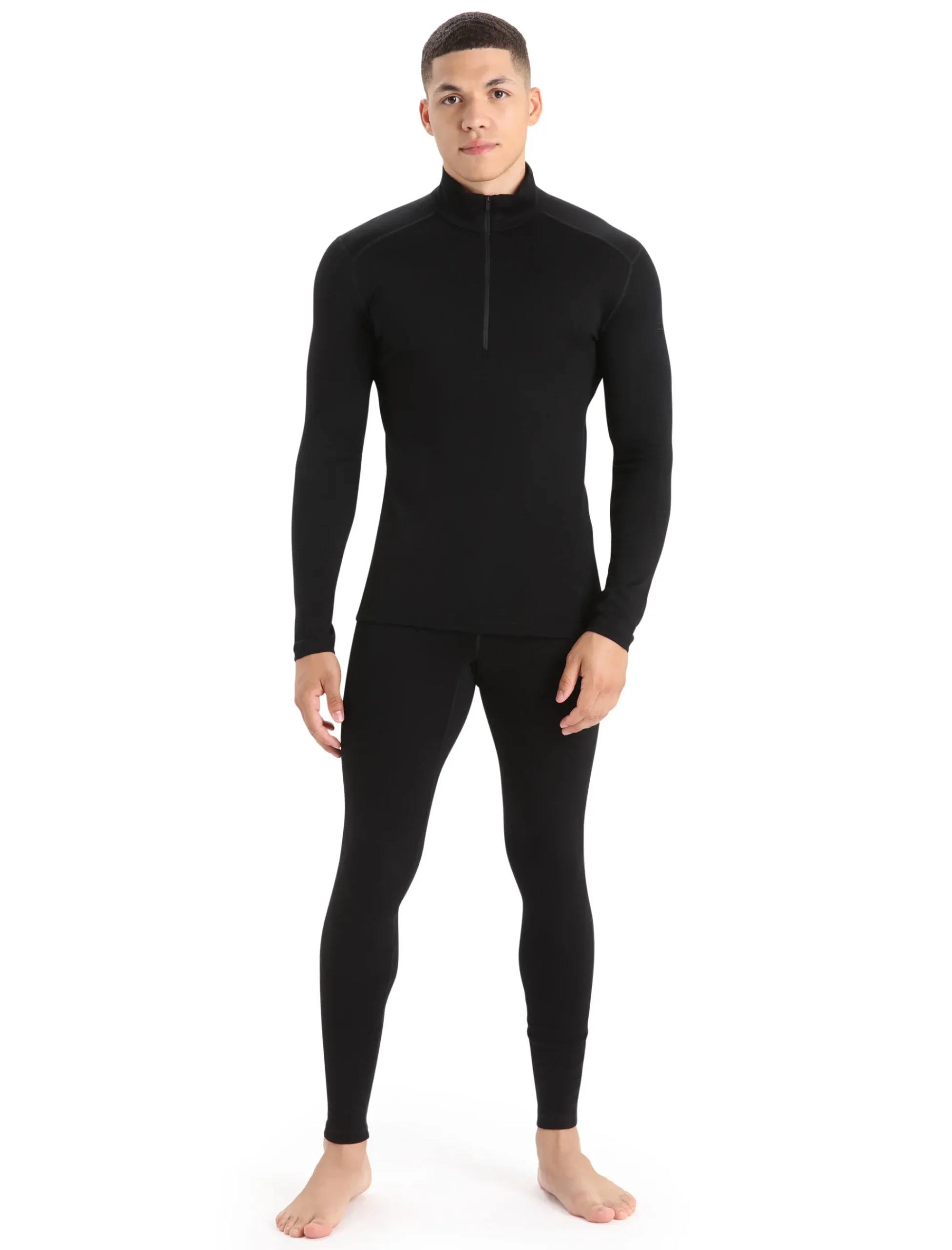 Sale Icebreaker Merino 260 Tech Thermo-Leggings Herren Black