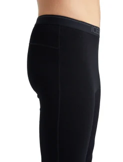 Sale Icebreaker Merino 260 Tech Thermo-Leggings Herren Black