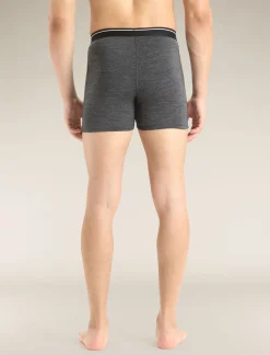 New Icebreaker Merino Anatomica Boxershorts Herren Jet Heather