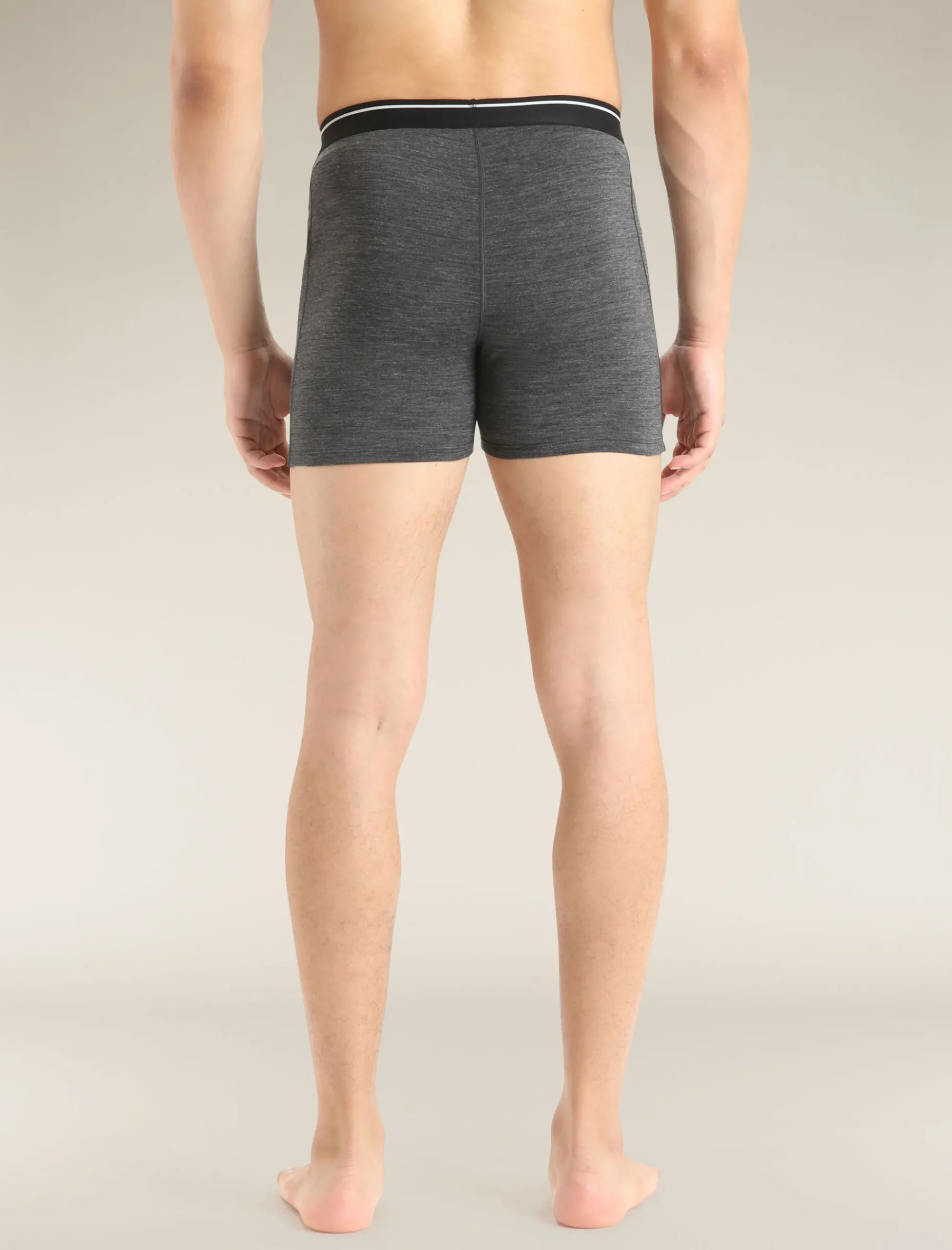 New Icebreaker Merino Anatomica Boxershorts Herren Jet Heather